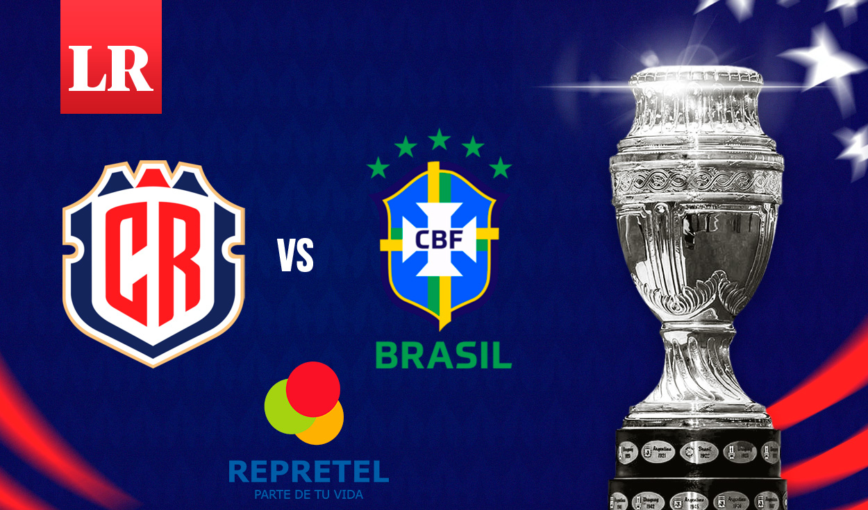
                                 Repretel EN VIVO: sintoniza el partido de Costa Rica vs. Brasil EN VIVO por la Copa América 2024 
                            