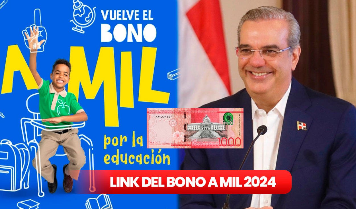 
                                 LINK Bono a Mil 2024: accede al segundo pago de RD$1.000 vía Banreservas 
                            