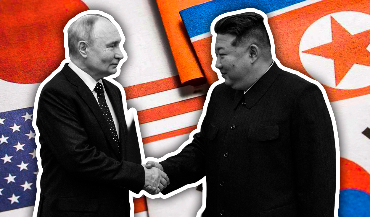 
                                 Estados Unidos, Japón y Corea del Sur condenan el acuerdo entre Corea del Norte y Rusia: 