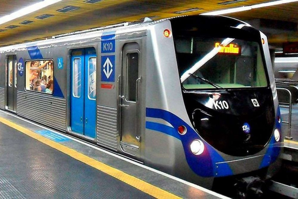  El metro de Sao Paulo, uno de los más grandes de la región. Foto vía: Correo Brazilian