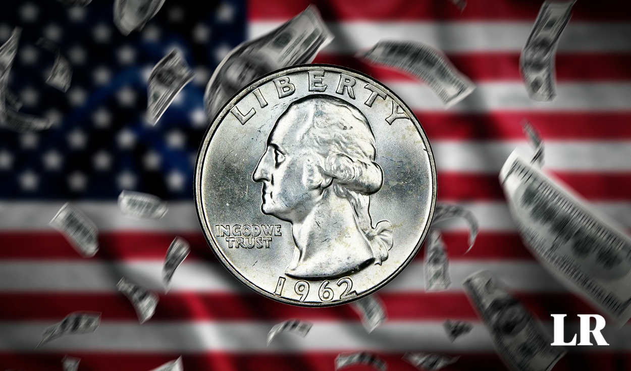 
                                 La codiciada moneda de 25 centavos denominada ‘numismática de USA’ que podría valer hasta US$ 18.000 
                            