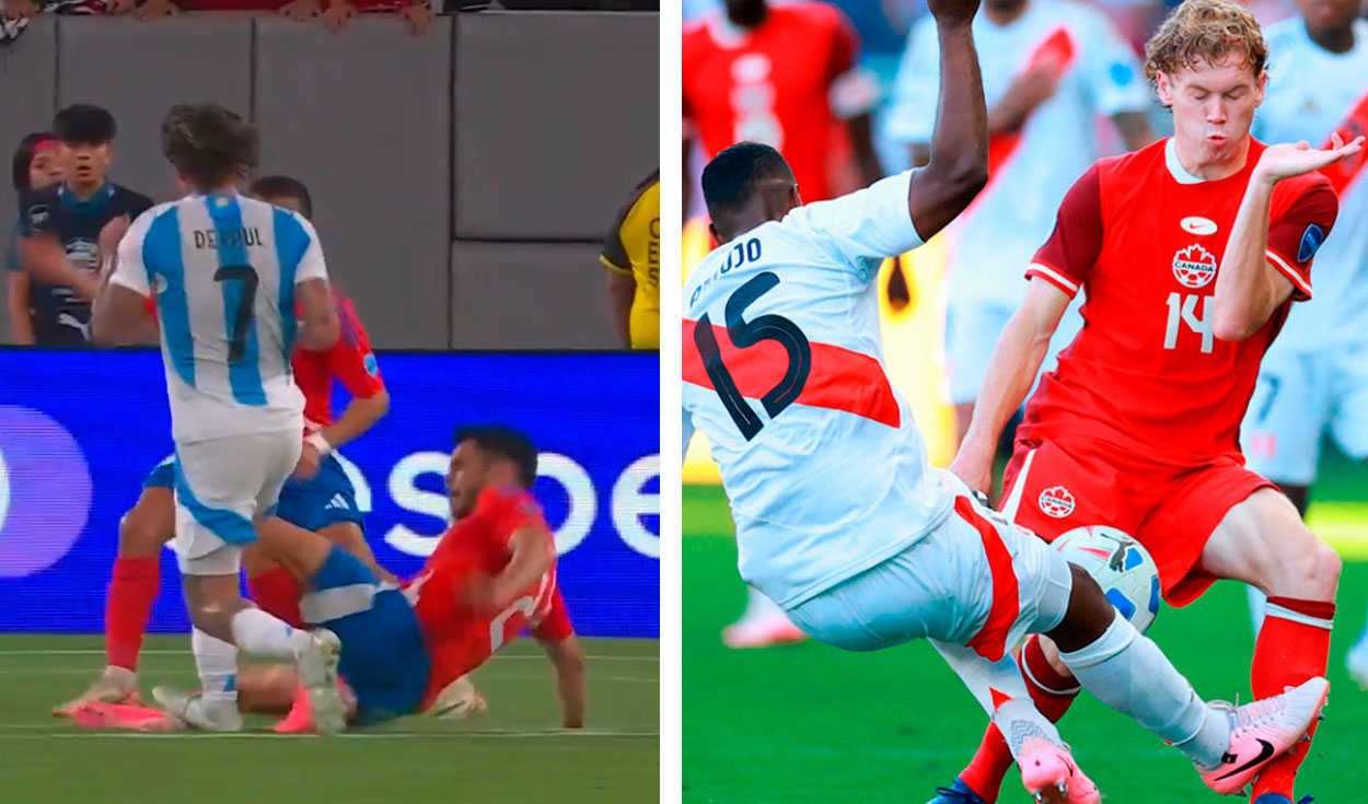 
                                 Hinchas arremeten contra Argentina por roja no cobrada a De Paul: 