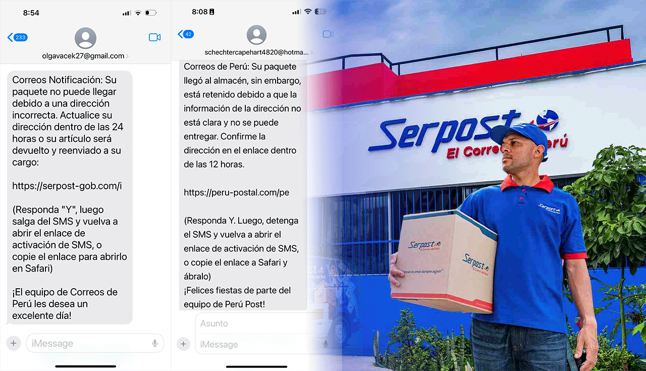 
                                 Alertan nueva modalidad de estafa: usan nombre de Serpost para robar datos personales 
                            