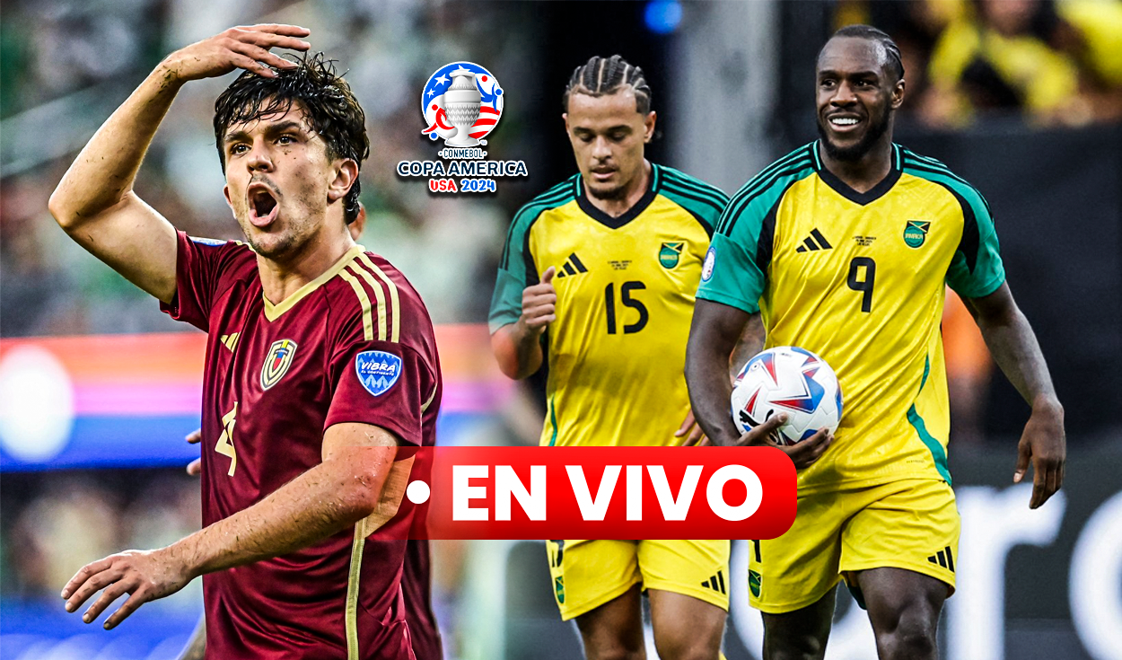 
                                 Venezuela vs. Jamaica EN VIVO, Copa América 2024: ÚLTIMAS NOTICIAS del juego de la Vinotinto por el grupo B 
                            
