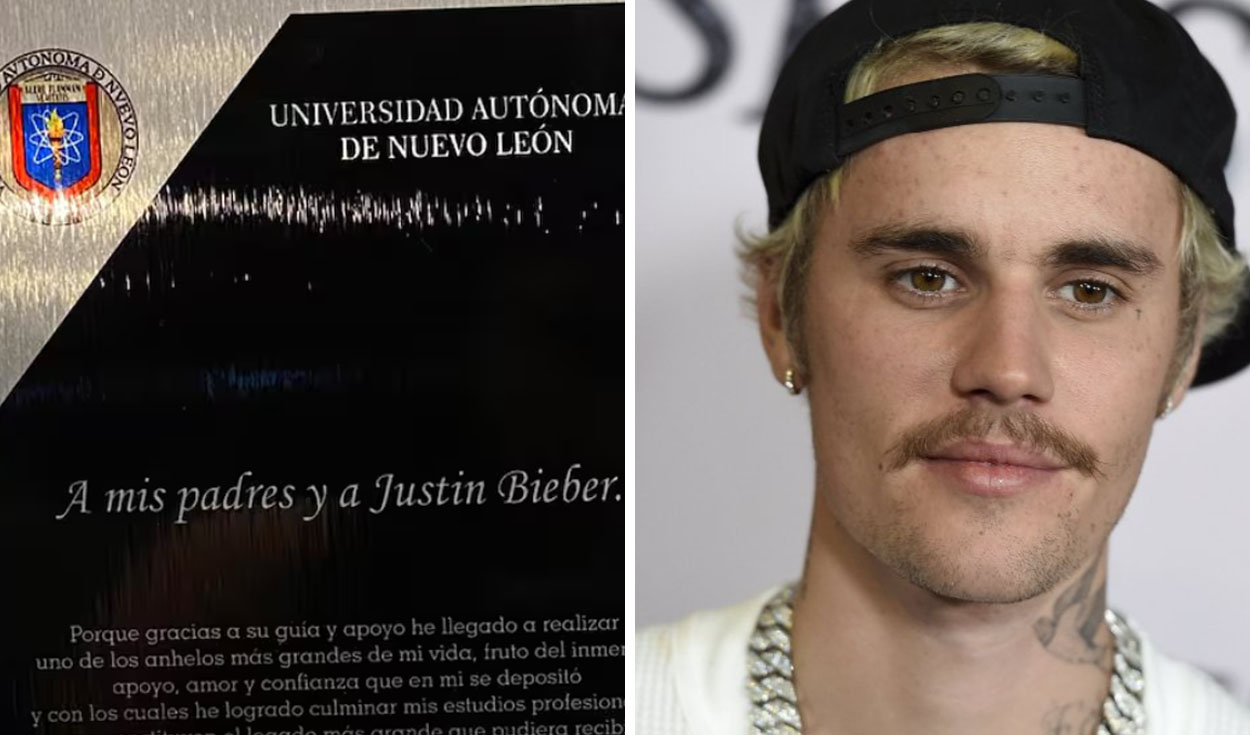 
                                 Universitaria es viral por dedicar su reconocimiento de graduación a Justin Bieber: “No era una etapa” 
                            