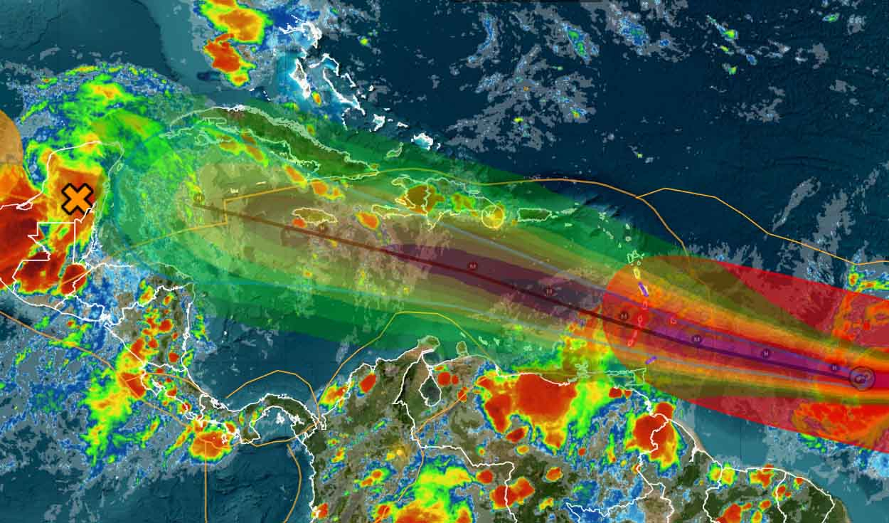 
                                 Huracán Beryl: conoce cuál será el recorrido de la potente tormenta tropical que afectará el Caribe 
                            