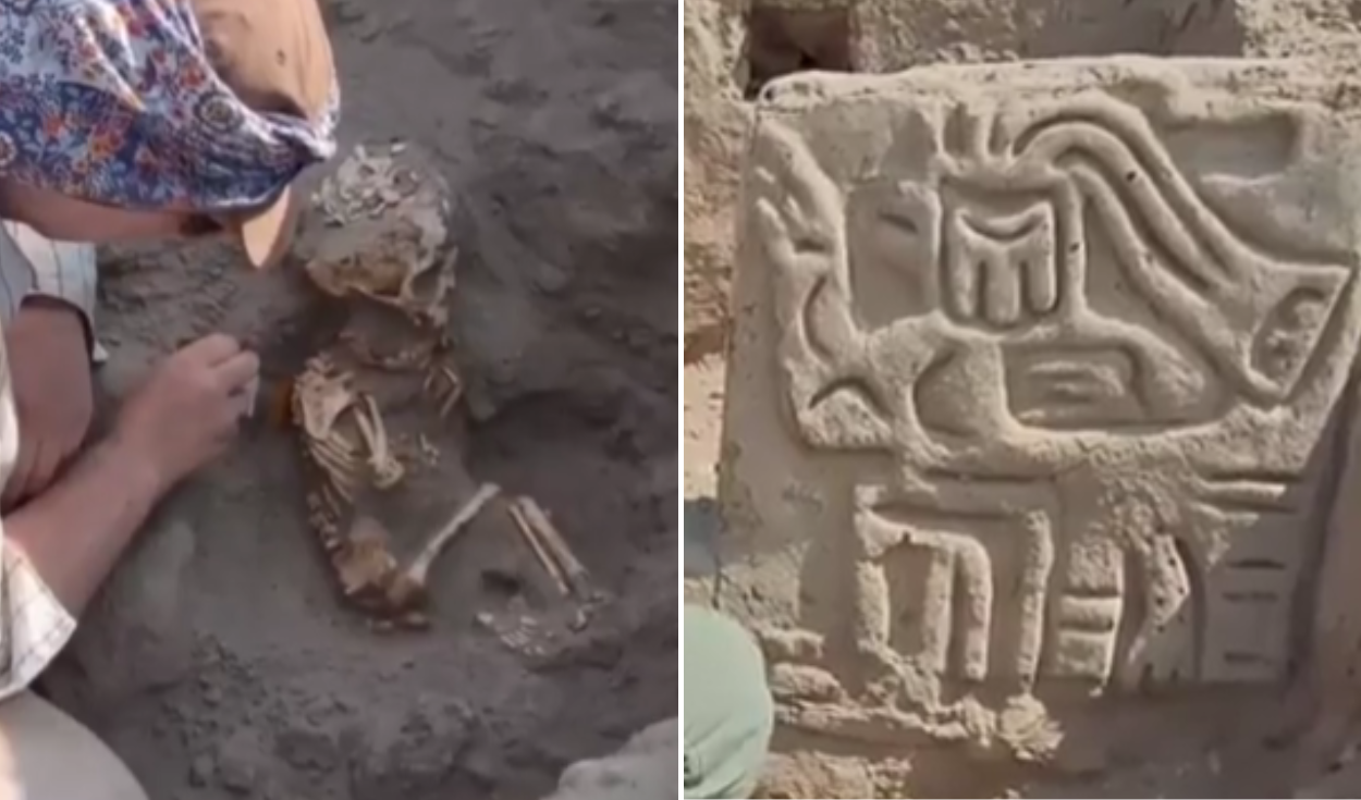 
                                 Lambayeque: arqueólogos descubren un monumento de 4.000 años de antigüedad 
                            