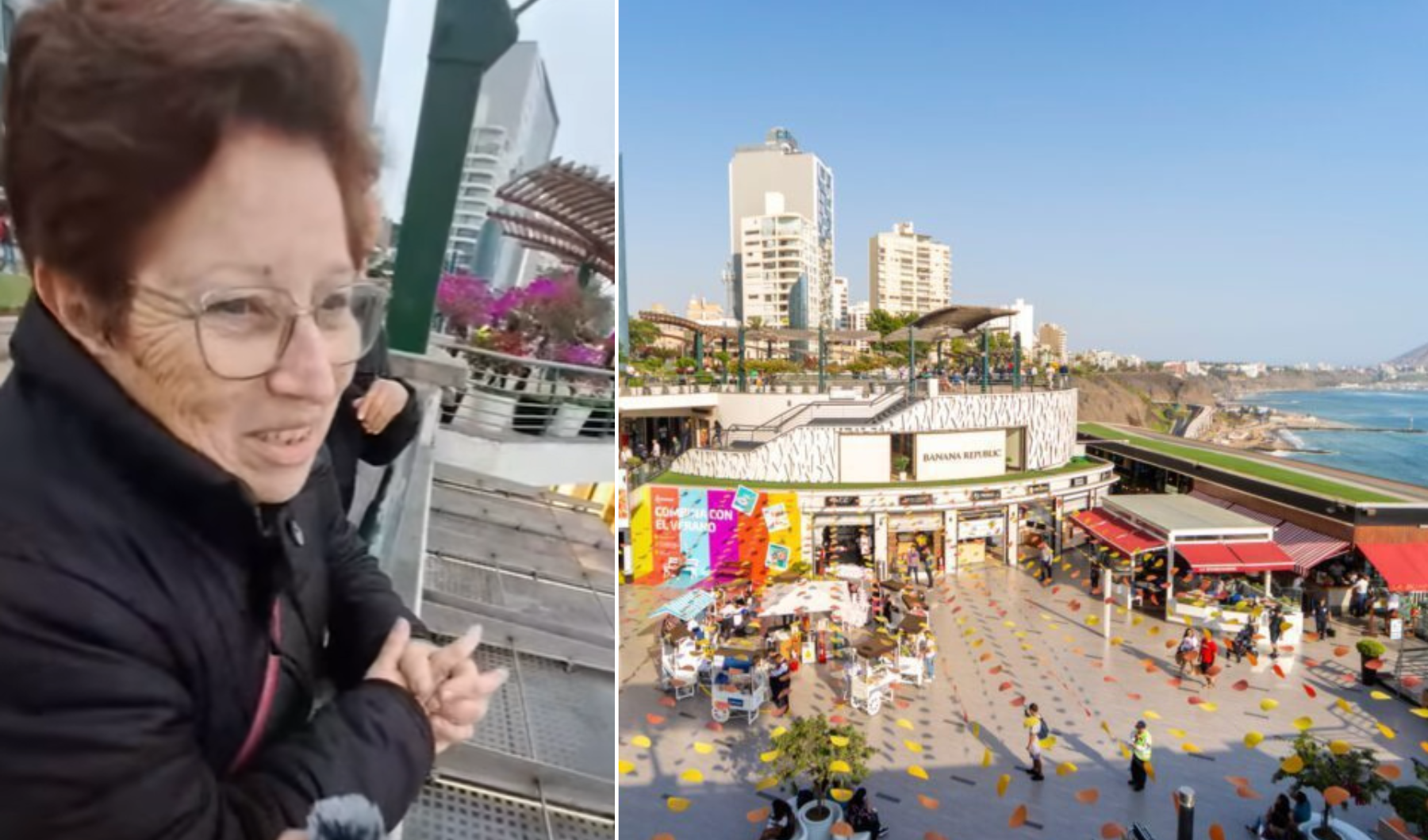 
                                 Argentinos visitan Miraflores y quedan sorprendidos con la vista en Larcomar: “Este debería ser el centro de Lima” 
                            