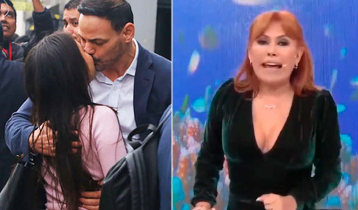 
                                 Magaly Medina confronta a Mark Vito por beso con su nueva novia: “Papelón, me daría vergüenza ajena” 
                            