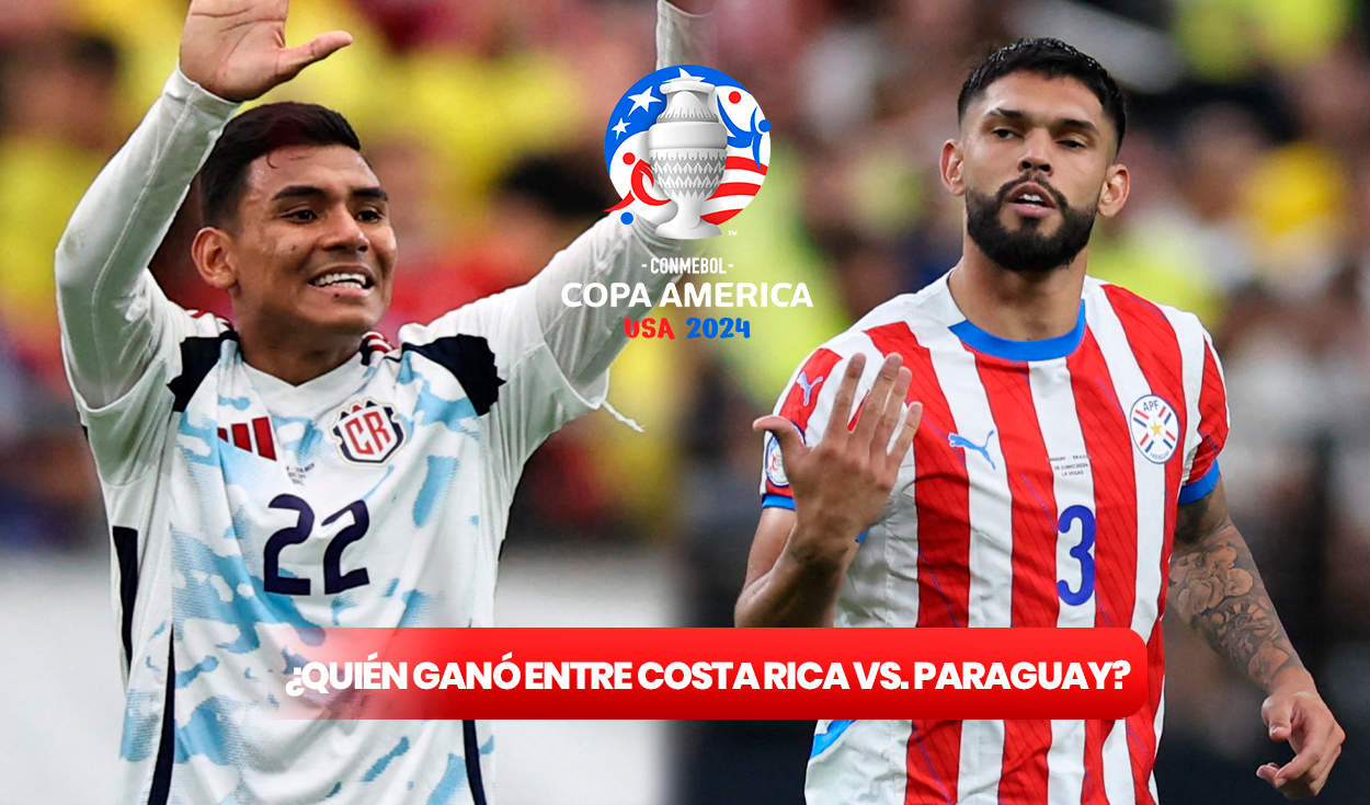 
                                 ¿Quién ganó entre Costa Rica vs. Paraguay hoy por Copa América 2024? Resultado del partido de la Sele 
                            