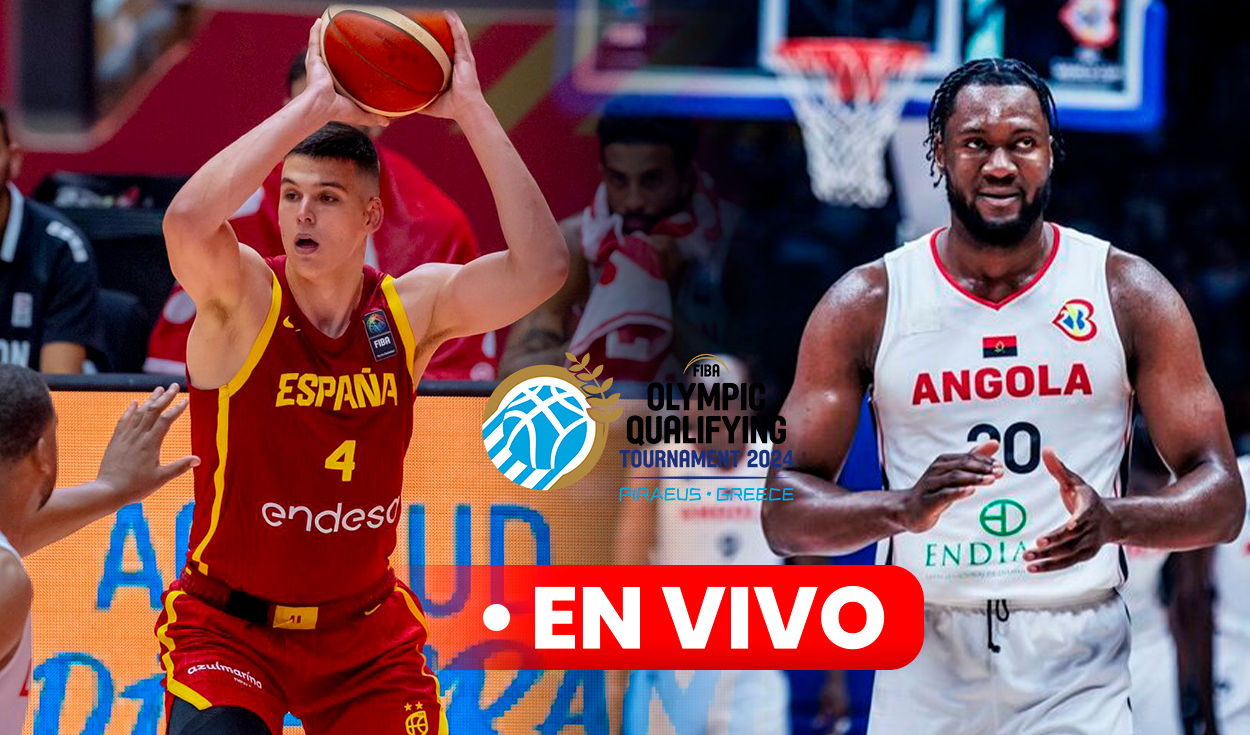 
                                 España vs. Angola EN DIRECTO por el Preolímpico de Baloncesto 2024: conoce la hora y canal del juego 
                            
