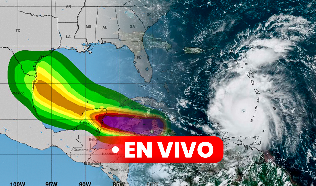
                                 Huracán Beryl EN VIVO: trayectoria del potente ciclón que se acerca a México y podría llegar a Estados Unidos 
                            