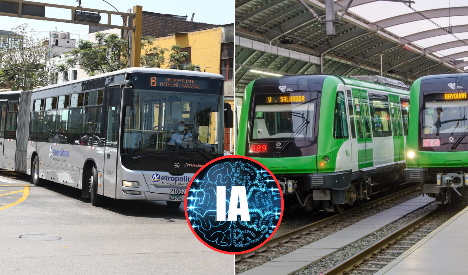 
                                 ¿Cómo será el transporte público en Lima en el 2050, según la IA? El Metropolitano será automático y el Metro de Lima irá de SJM a Comas 
                            