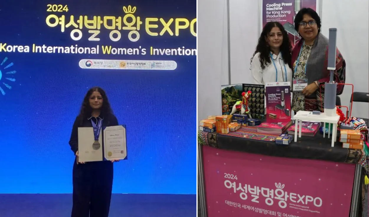 
                                 Ingeniera peruana gana importante premio en Corea del Sur gracias al 'King Kong': se llevó la medalla de plata 
                            