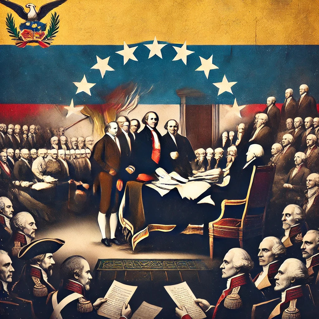 El Día de la Independencia de Venezuela se celebra cada 5 de julio. Foto: Dall-E