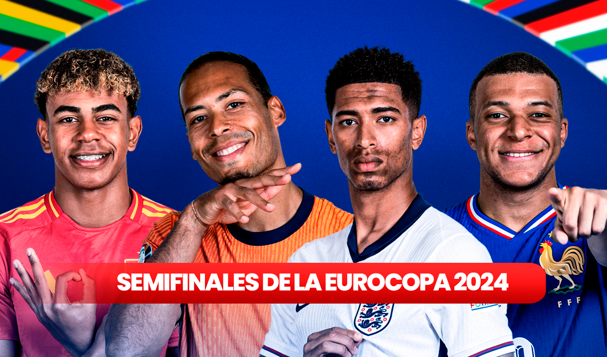
                                 Semifinales de la Eurocopa 2024: horarios y canales de TV para ver los partidos del torneo 
                            