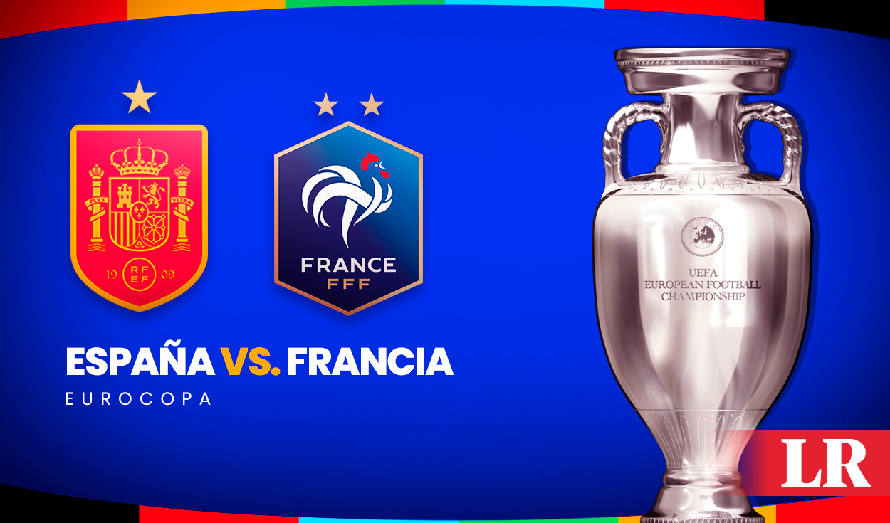 
                                 Link España vs. Francia EN VIVO: horario, canal y alineaciones del partido por la semifinal de la Euro 
                            