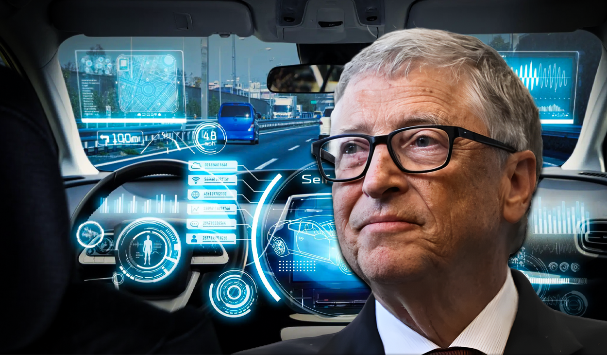 
                                 La predicción de Bill Gates sobre la IA y la industria automotriz que se cumpliría en 2025 
                            