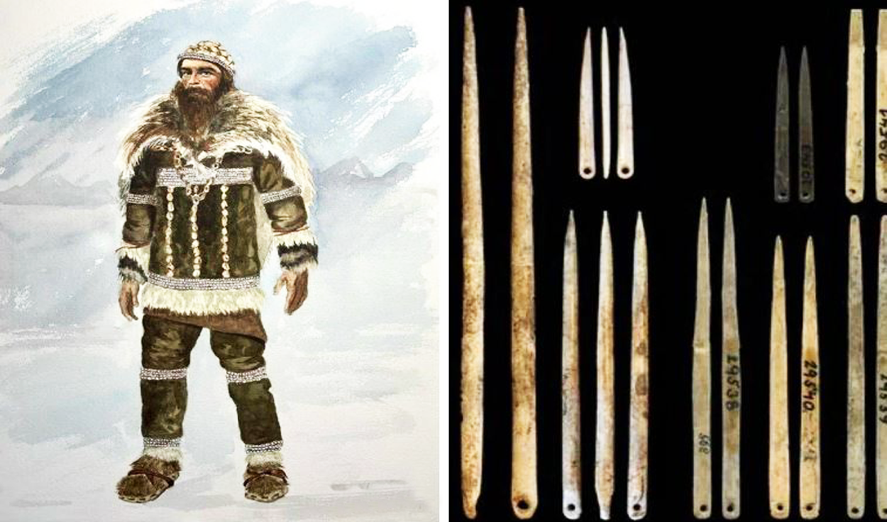
                                 El primer grito de la moda surgió hace 40.000 años con una ropa interior de una cueva en Rusia, revela estudio 
                            