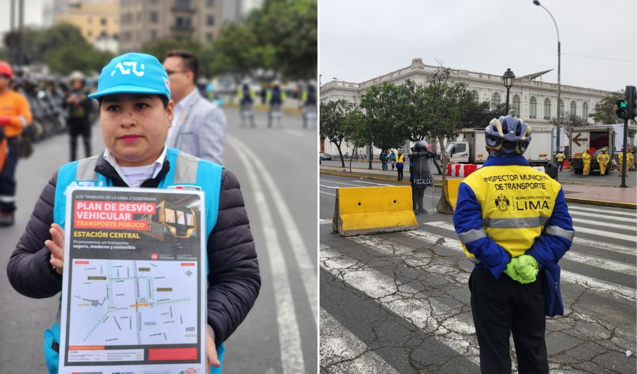 
                                 Municipalidad de Lima demanda a la concesionaria por el cierre de vías sin autorización para las obras de la Línea 2 del Metro 
                            