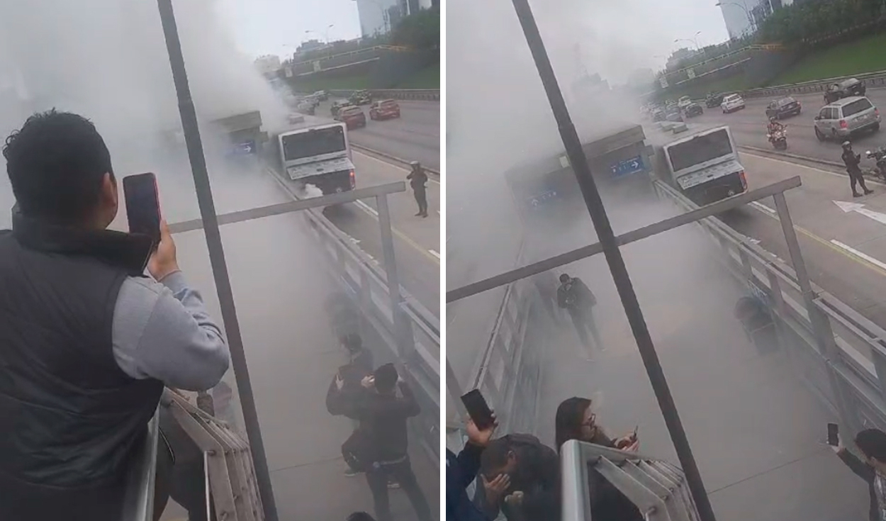 
                                 Bus del Metropolitano se llena de humo: ATU aclara que no fue incendio sino 