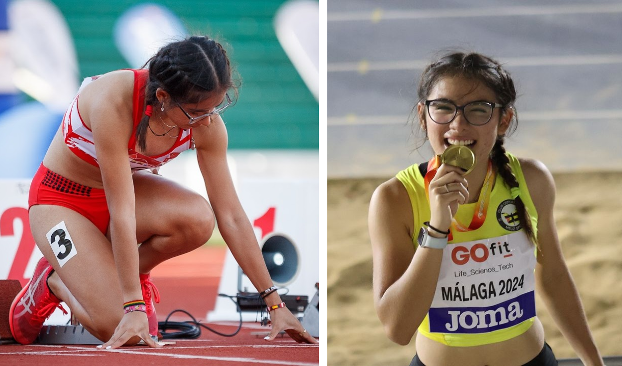 
                                 Peruana gana oro en atletismo y se corona como campeona en España: 1 segundo menos y superaba a la mujer más rápida del mundo 
                            
