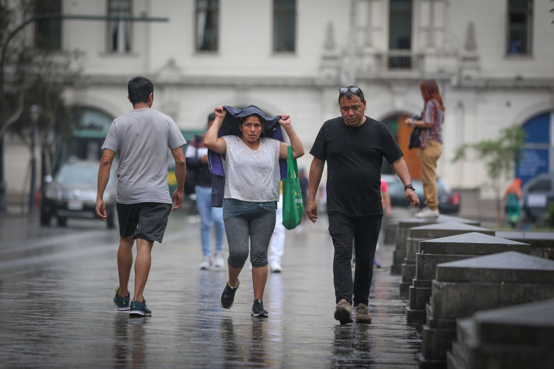 
                                 Intensa llovizna se registró en varios distritos de Lima: Senamhi afirma que se debe al incremento de vientos 
                            