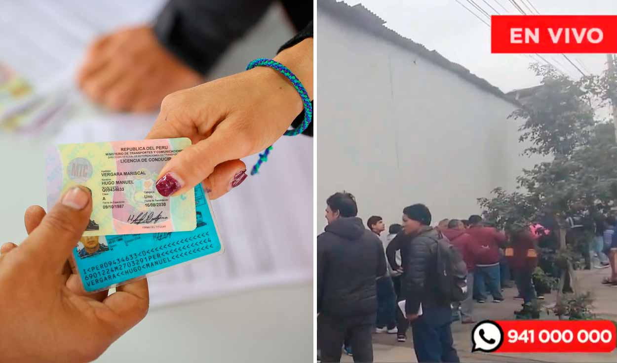 
                                 MTC: colapsa gerencia de Transporte en Cercado de Lima y forman largas colas para sacar licencias de conducir 
                            
