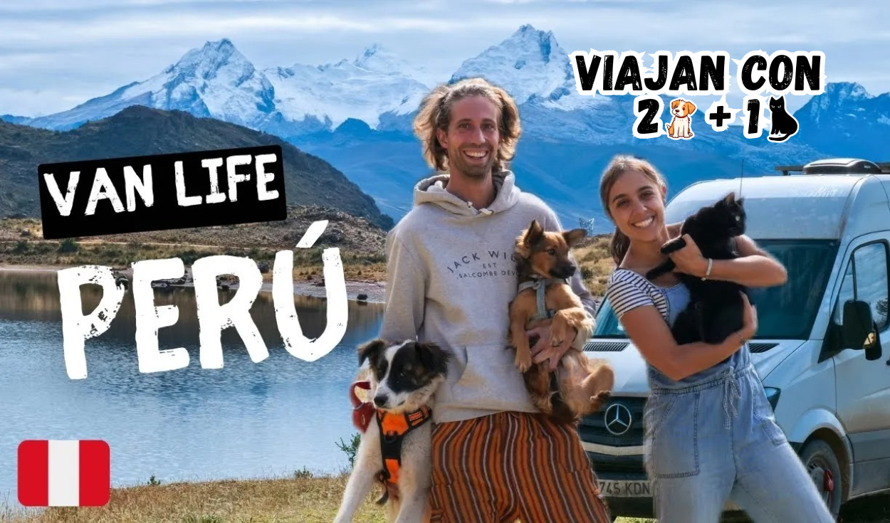 
                                 Familia petlover: europeos rescatan perro callejero en Perú y viajan por todo Sudamérica 
                            