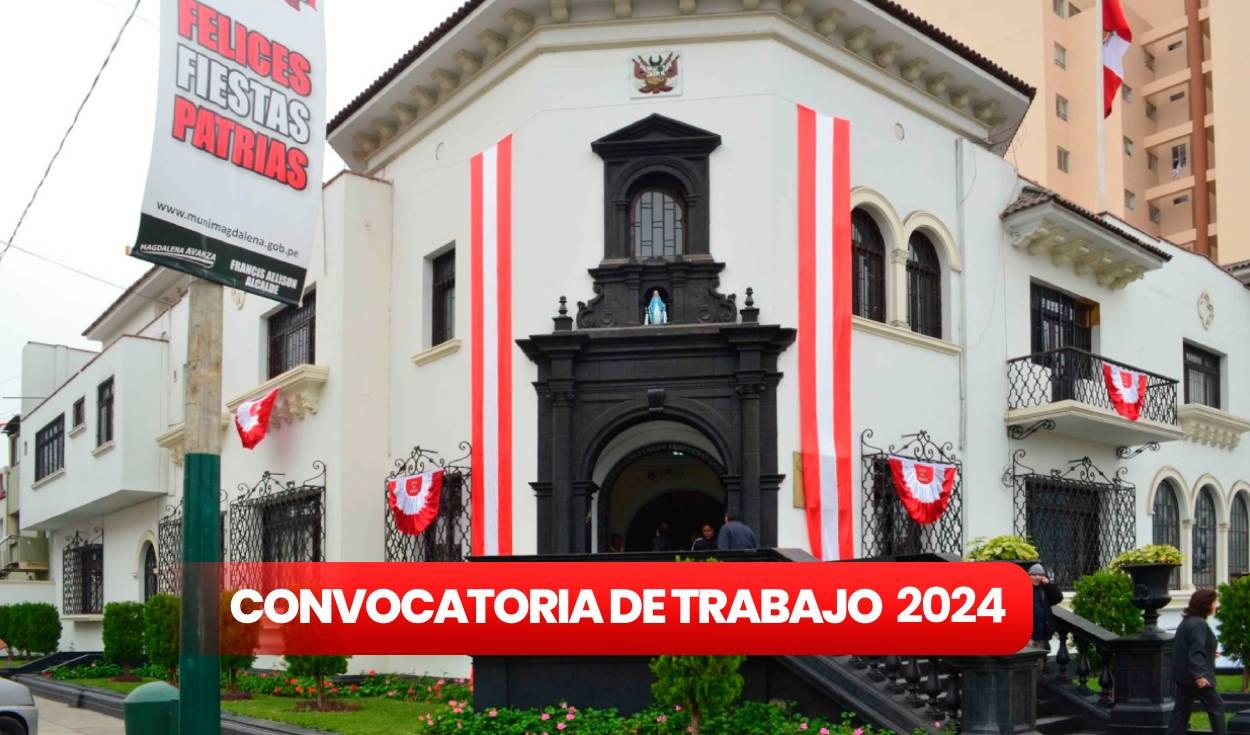 
                                 Municipalidad de Magdalena lanza convocatoria CAS con sueldos desde S/2.000 y 108 plazas disponibles 
                            