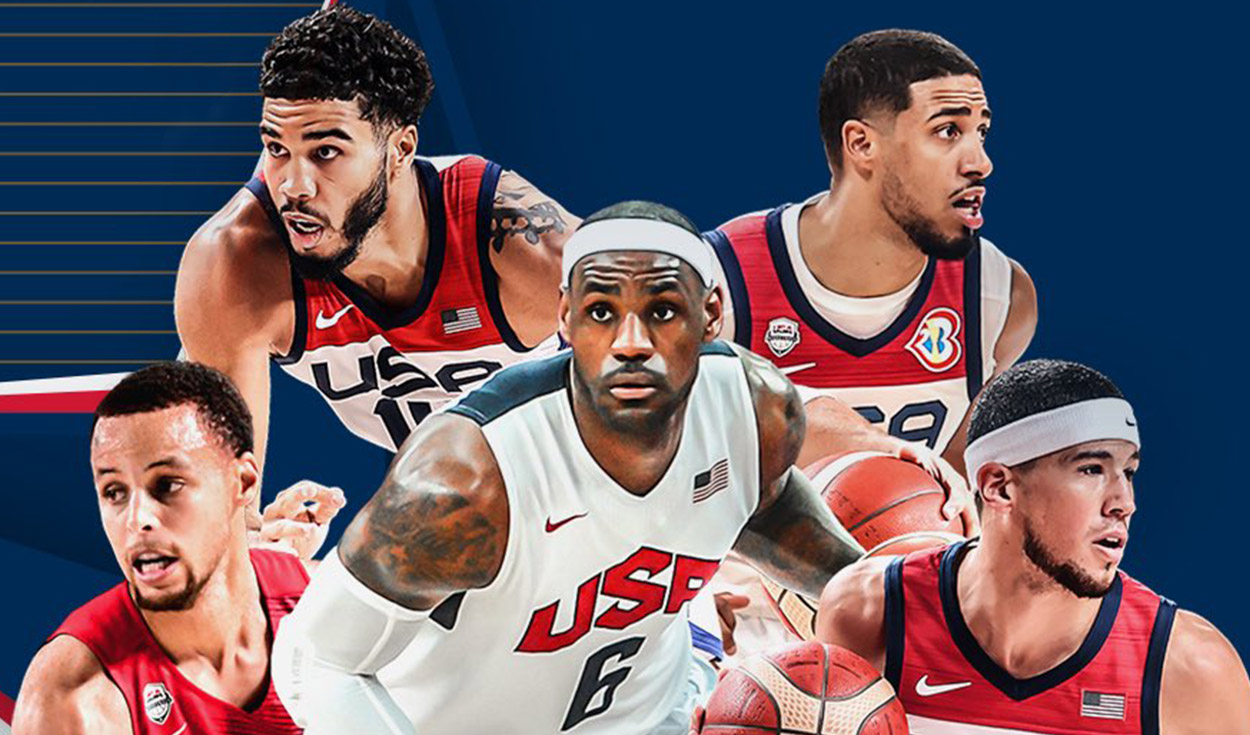 
                                 Estados Unidos irá con su 'Dream Team': convocados de básquet para los Juegos Olímpicos París 2024 
                            