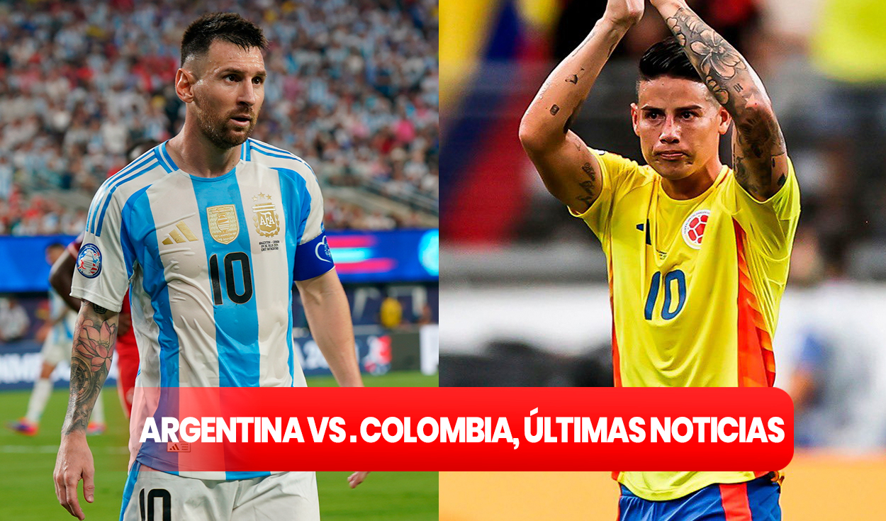 
                                 Argentina vs. Colombia, últimas noticias: ¿cuándo jugarán por la final de la Copa América 2024? 
                            