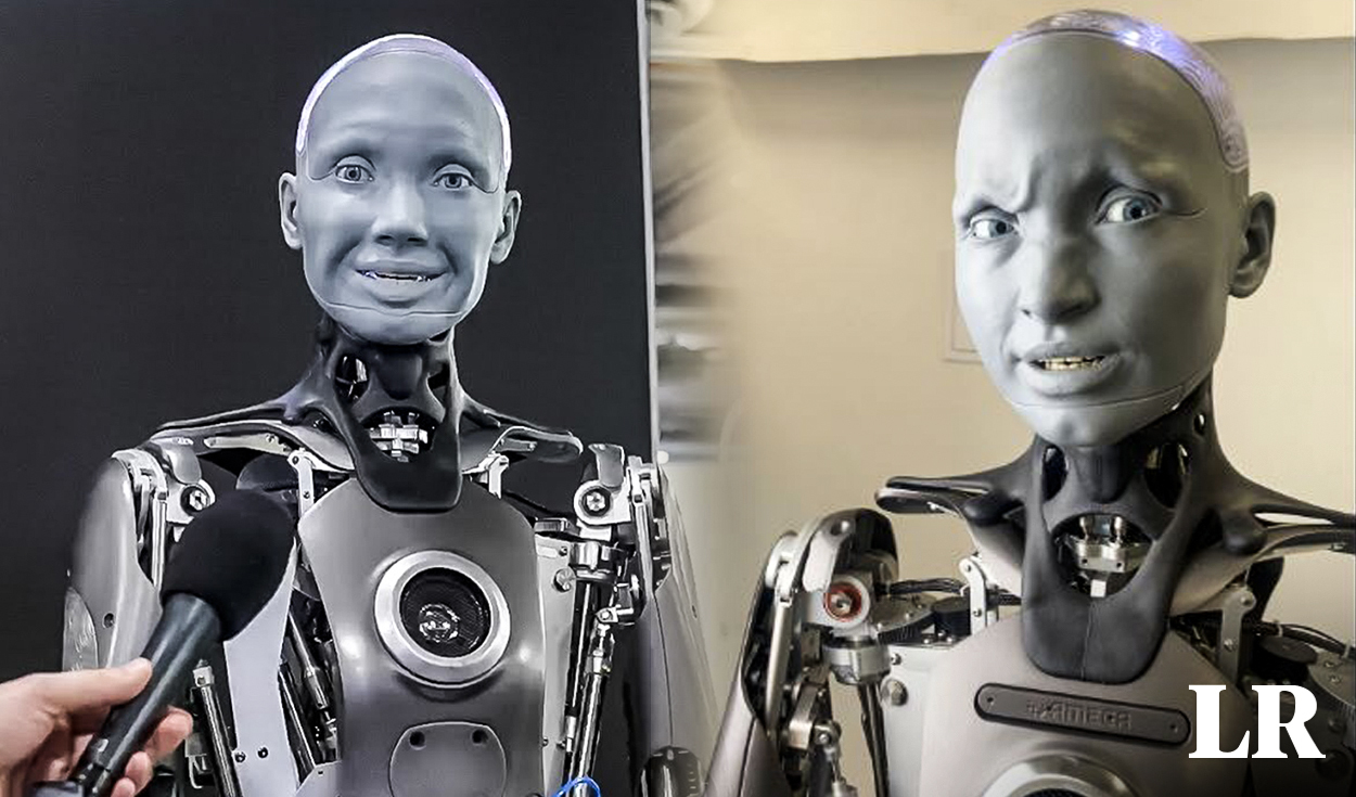 
                                 Ameca, el primer robot humanoide que se declara consciente y que advirtió sobre el control de la IA en el futuro 
                            