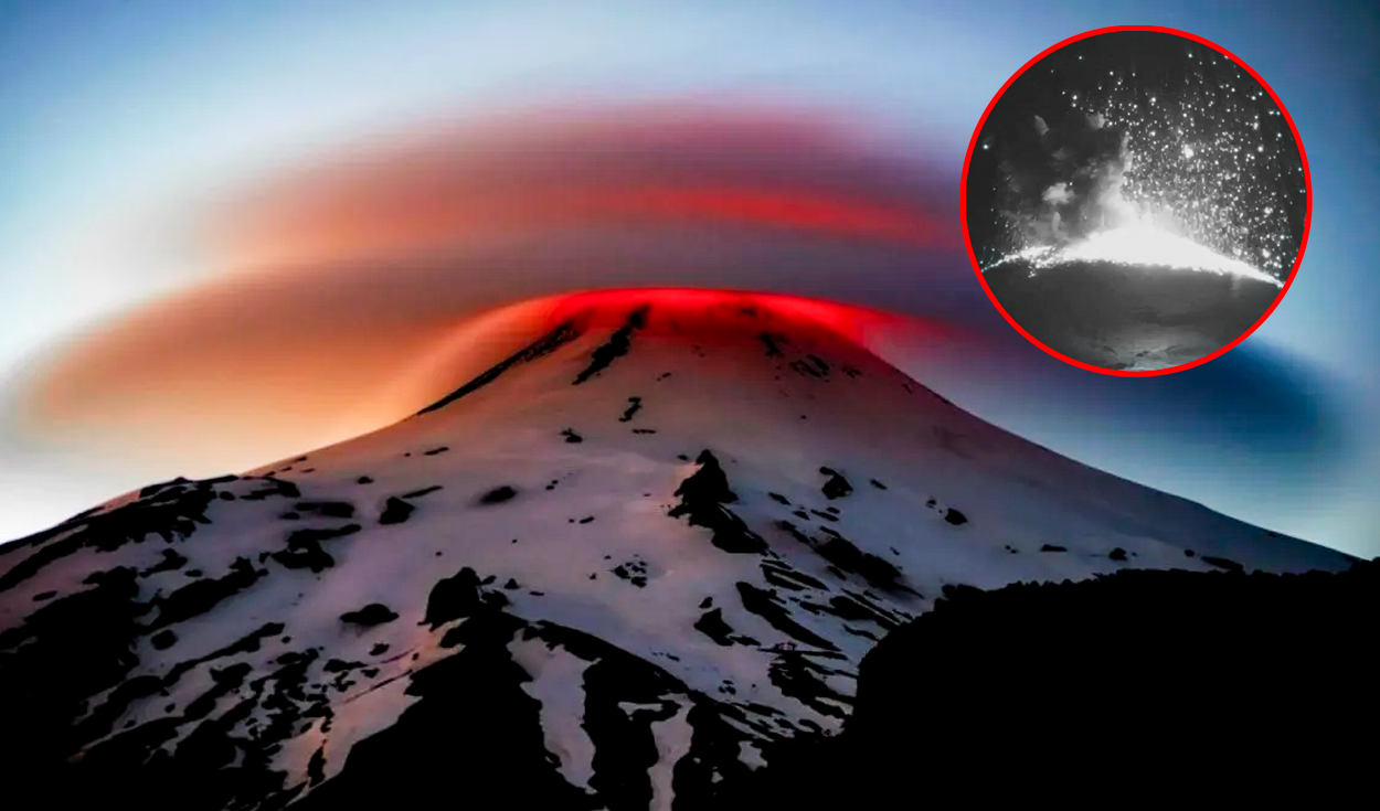 
                                 Alerta en Chile tras explosión de volcán Villarica que causó un largo sismo y columna de cenizas de 600 m 
                            