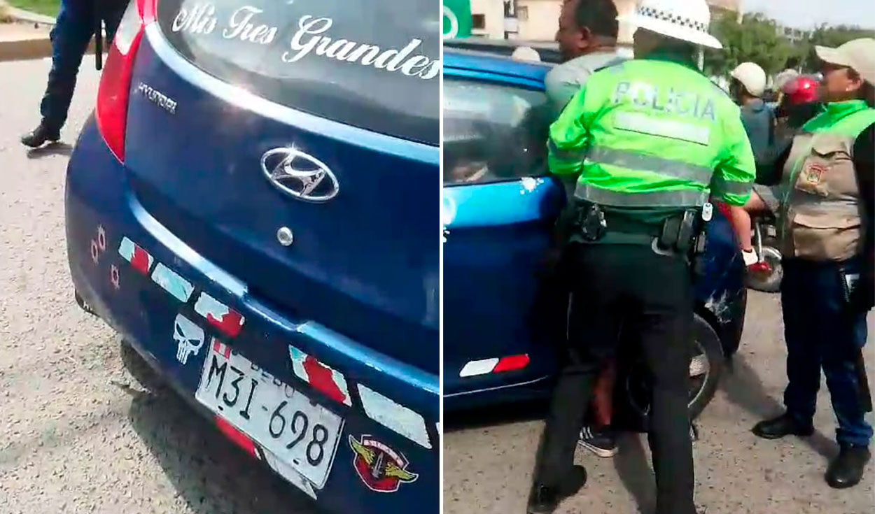 
                                 Transportista informal atropella a inspectoras de tránsito al intentar escapar de intervención en Chiclayo 
                            