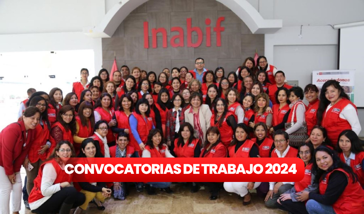 
                                 Inabif brinda trabajos en Lima, Ica, Junín y más con sueldos de hasta S/8.500: link para postular y requisitos 
                            