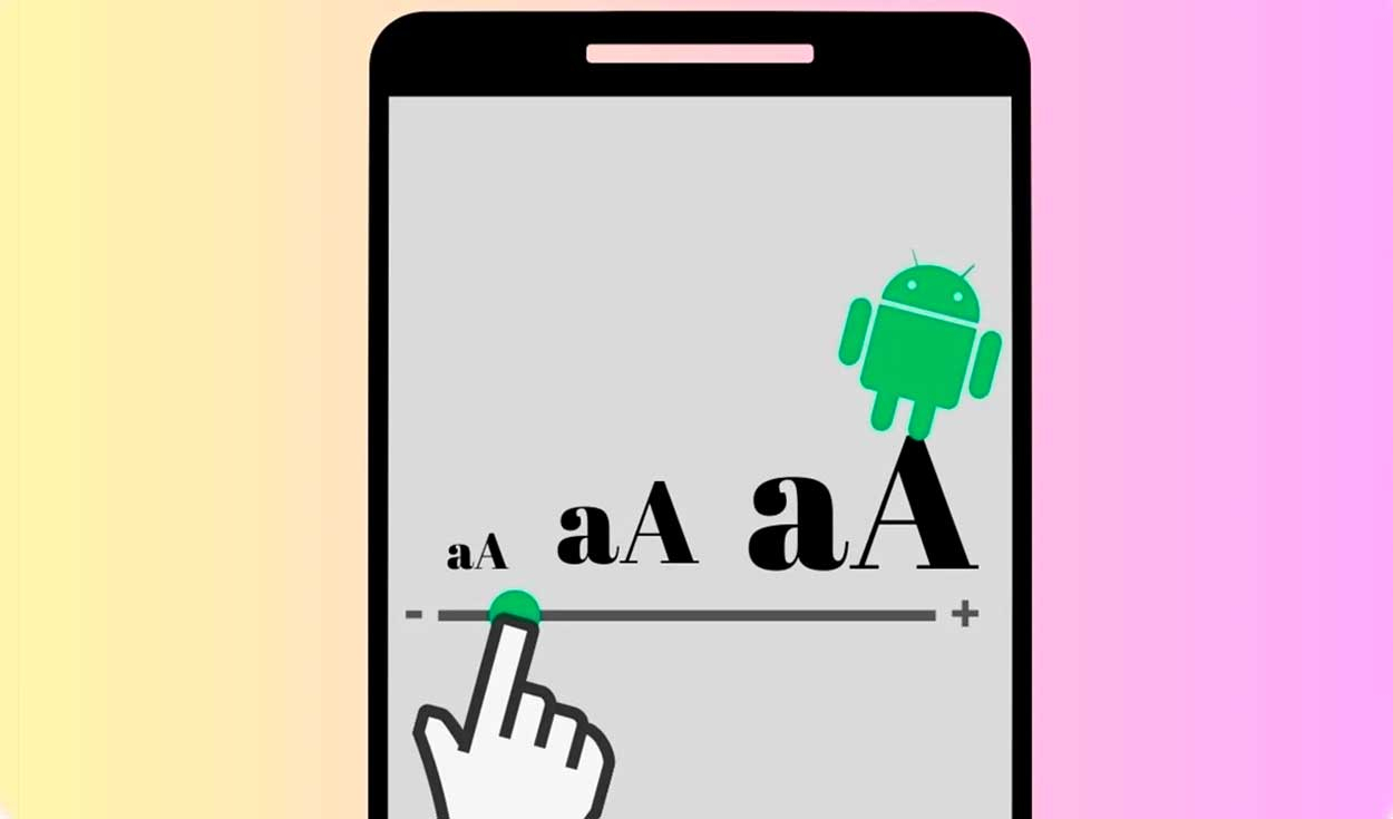 
                                 ¿Tienes un celular Android? Así podrás hacer que las letras de la pantalla sean más grandes 
                            