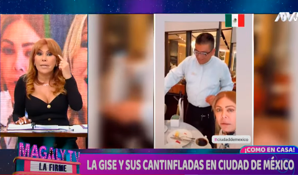 
                                 Magaly Medina en shock tras escuchar los peculiares comentarios de Gisela Valcárcel a un mesero en México 
                            