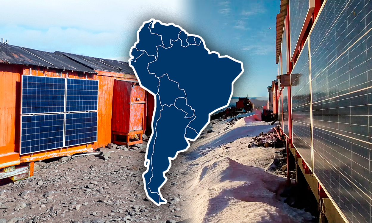 
                                 Científicos de Latinoamérica instalan paneles solares en la Antártida 