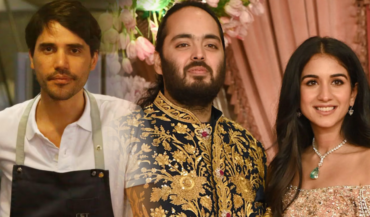 
                                 Chef peruano Virgilio Martínez sorprende al cocinar en lujosa boda del hijo del hombre más rico de India 
                            