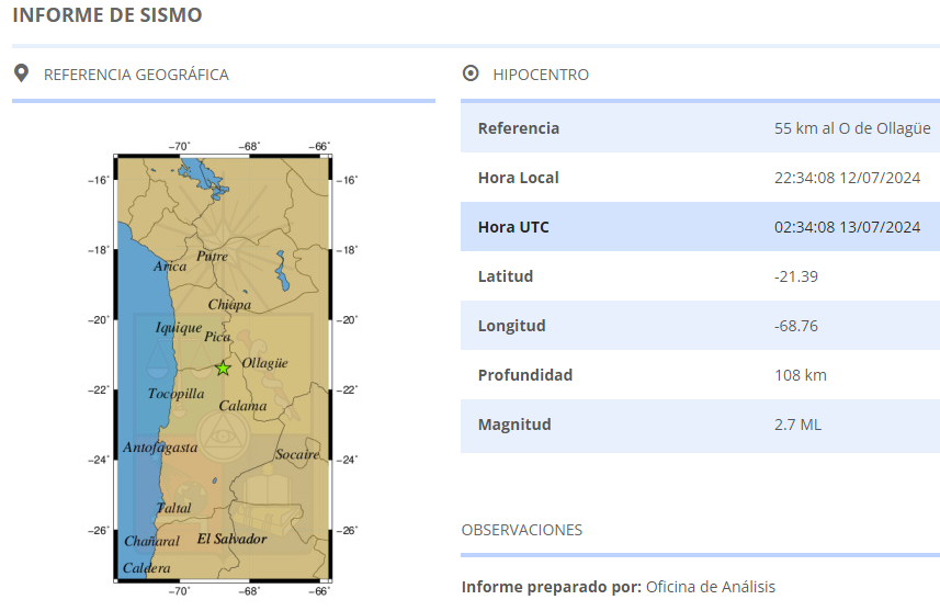 Sismo en Chile | tebmlor | CSN