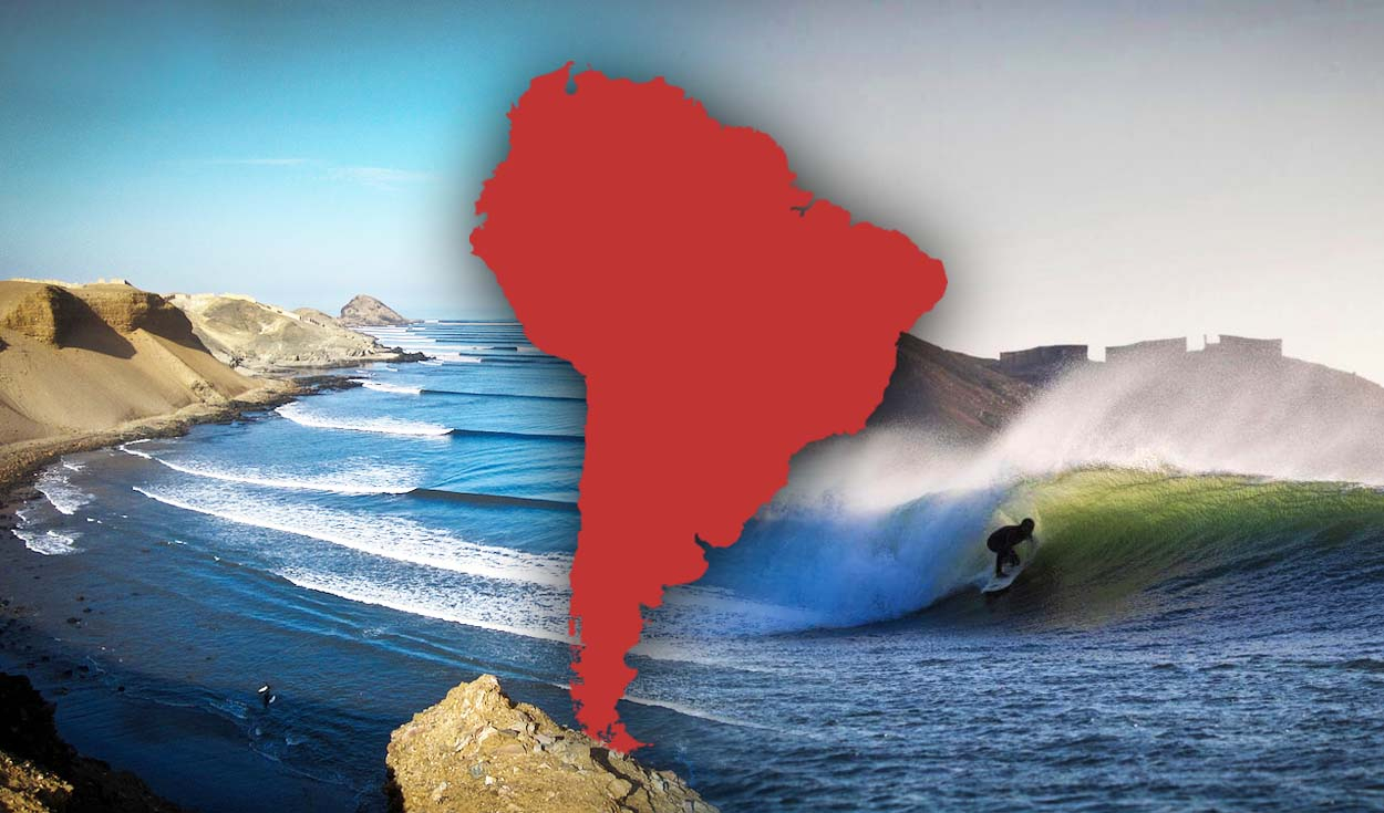 
                                 El país de Sudamérica donde se forman las olas más largas del mundo: es uno de los mejores lugares para el surf 
                            