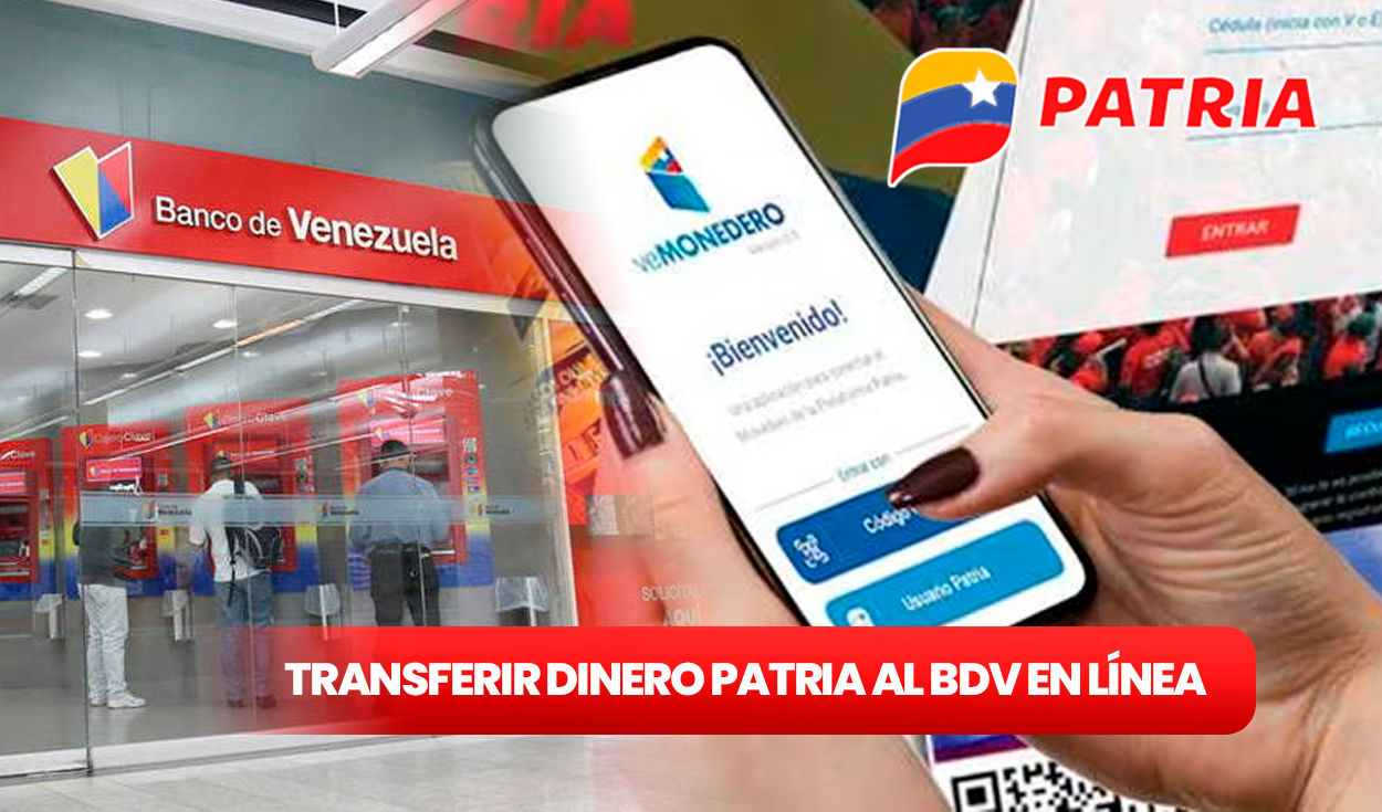 
                                 Patria vía el Banco de Venezuela 2024: consulta cómo TRANSFERIR un BONO a un familiar en 5 pasos 
                            