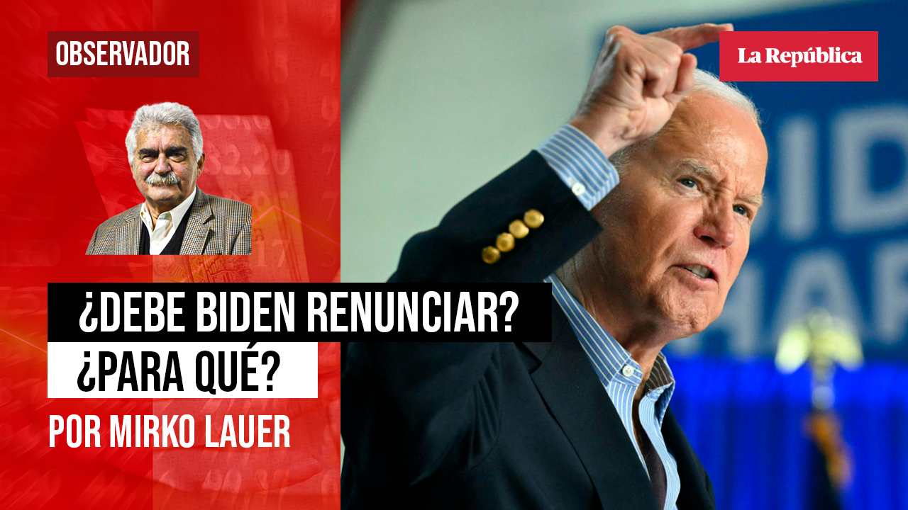 
                                 ¿Debe Biden renunciar? ¿Para qué?, por Mirko Lauer 
                            