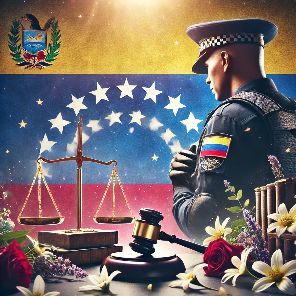 El Día del Policía venezolano se celebra cada 16 de julio. Foto: Dall-E 