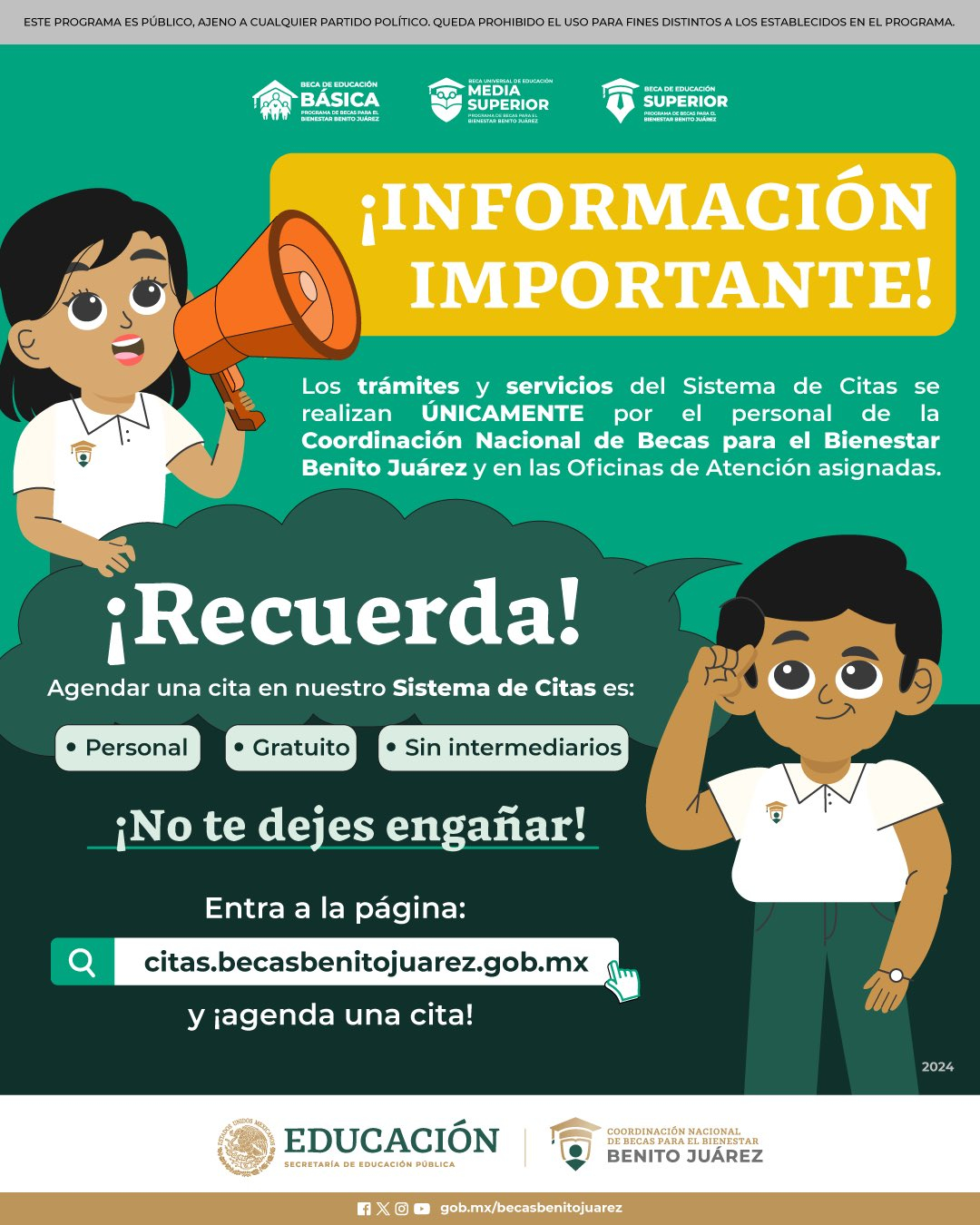 El pago de la Beca Benito Juárez se pagará a través de la Tarjeta Bienestar. Foto: Gobierno de México