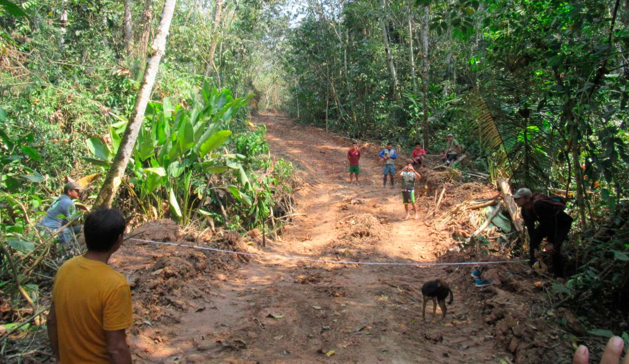 
                                 Carretera que atraviesa 13 comunidades favorece a mafias en Ucayali 
                            