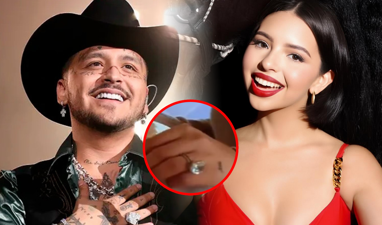 
                                 ¿Confirma compromiso con Christian Nodal? Ángela Aguilar luce LUJOSO anillo con diamante y sorprende a fans 
                            
