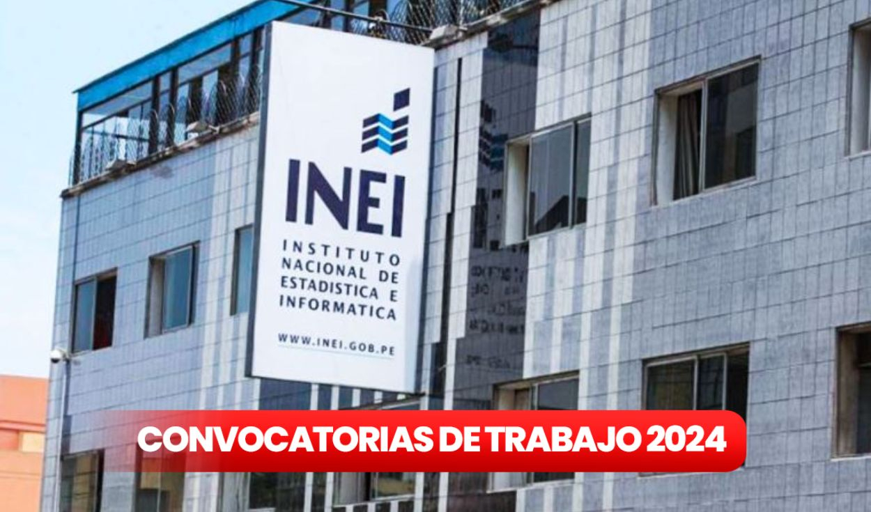 
                                 ¿Tienes secundaria completa? INEI ofrece trabajo a auxiliares y operadores en todo el Perú: link para postular 
                            
