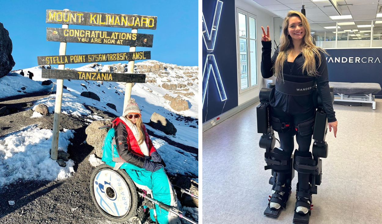 
                                 La inspiradora historia de una peruana en silla de ruedas que destaca en EE. UU. con deportes extremos: escaló la montaña Kilimanjaro 
                            